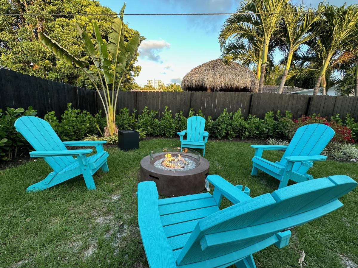 The Sun House - 3 Bed, 2 Bath, Private Pool, Fire Pit, Huge Backyard Villa Fort Lauderdale Kültér fotó