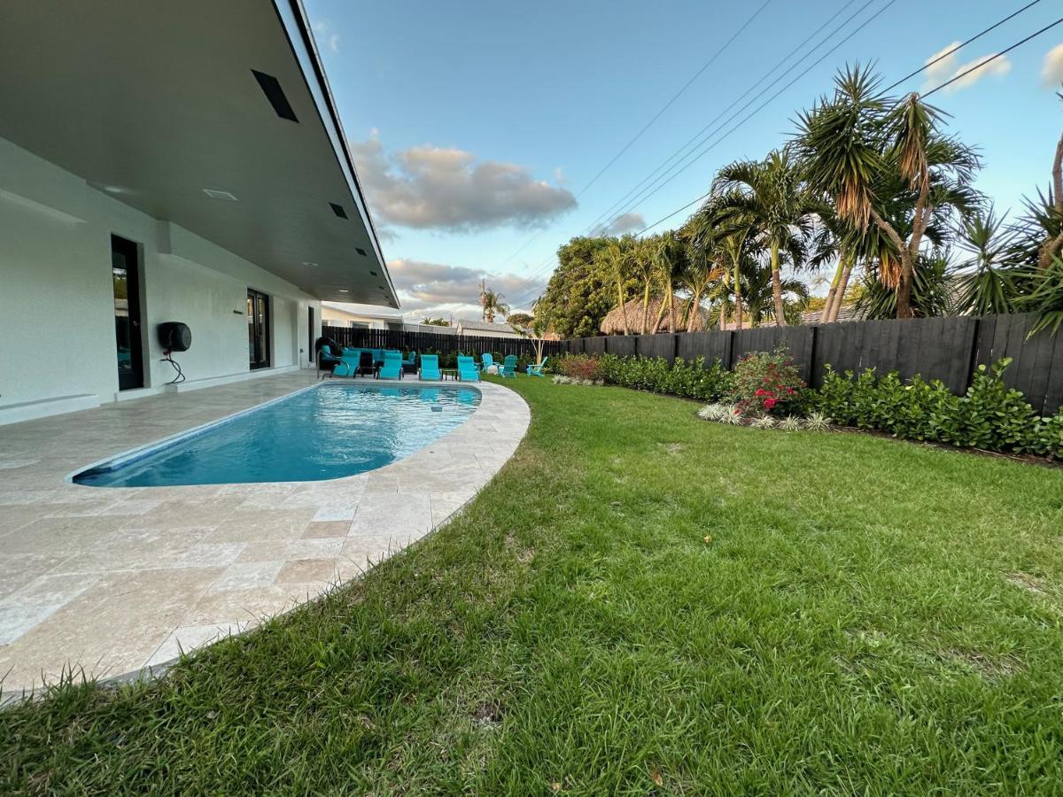 The Sun House - 3 Bed, 2 Bath, Private Pool, Fire Pit, Huge Backyard Villa Fort Lauderdale Kültér fotó
